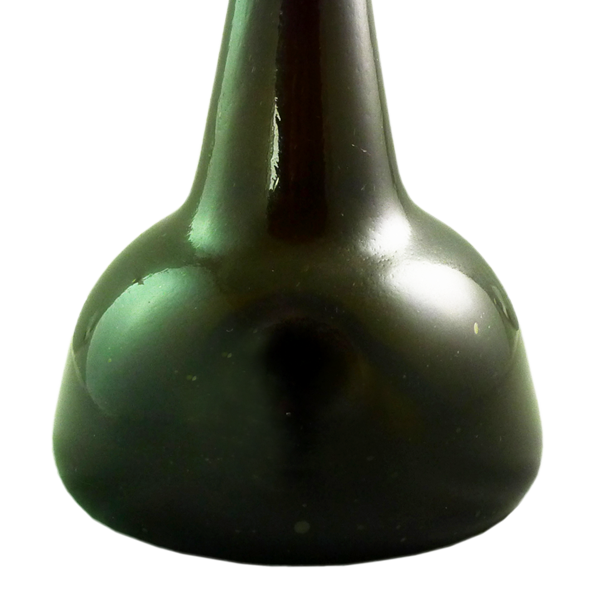 Early Dutch free blown squat shaped wine