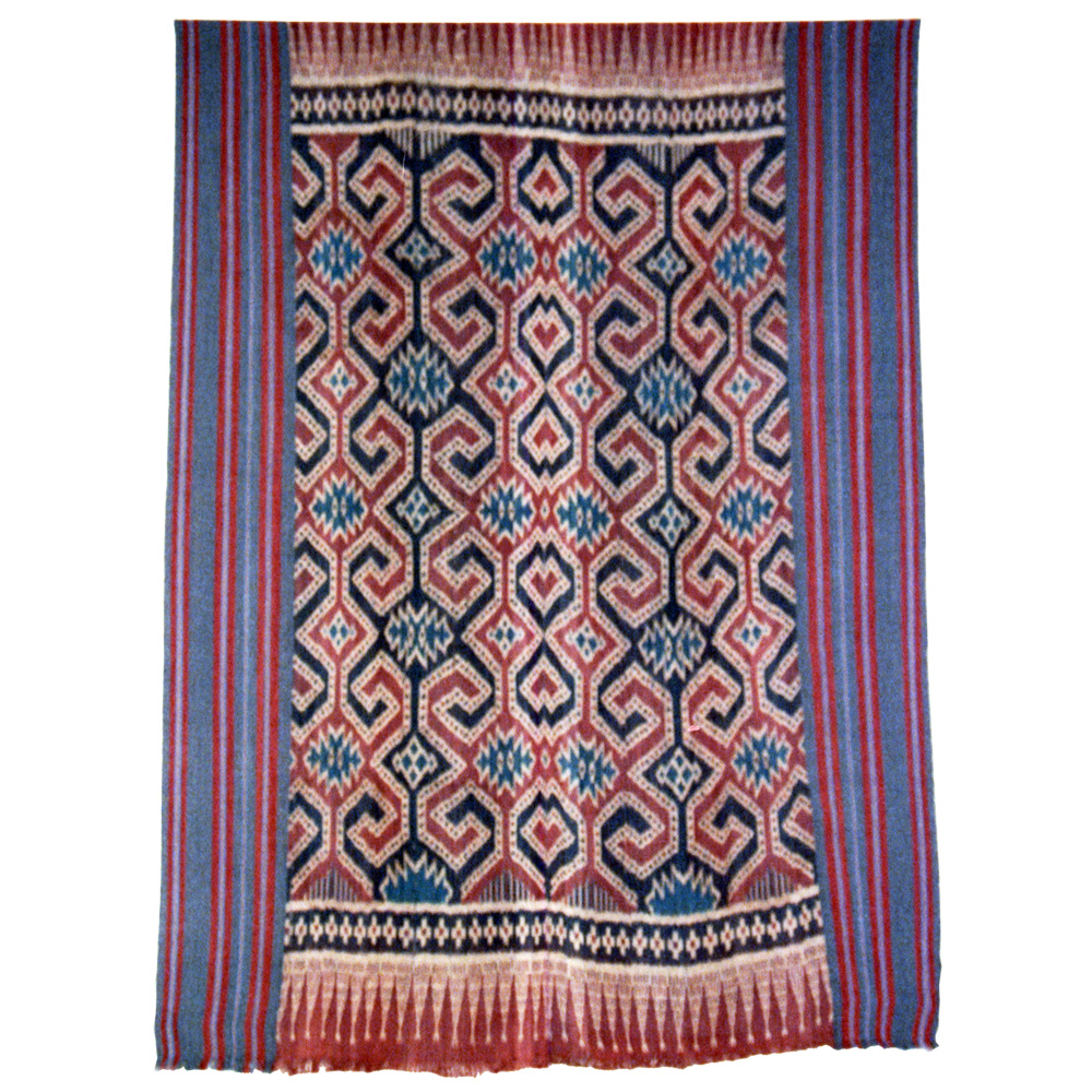 South Sulawesi Toraja warp ikat shroud or wall hanging (Seko Mandi)