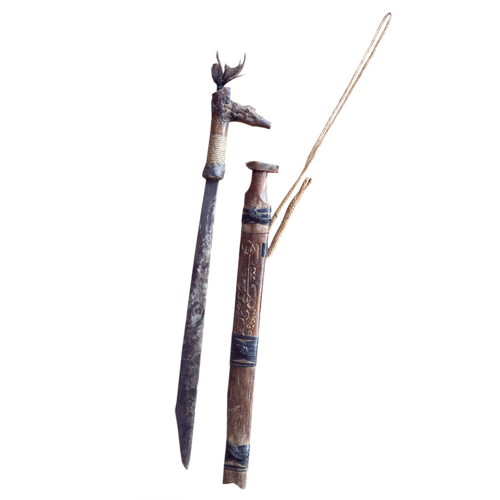 Kalimantan tribal knife or mandau